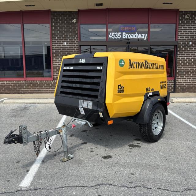 Used Equipment Sales Air Compressor, 185cfm Kaeser M55 PE in Allentown PA